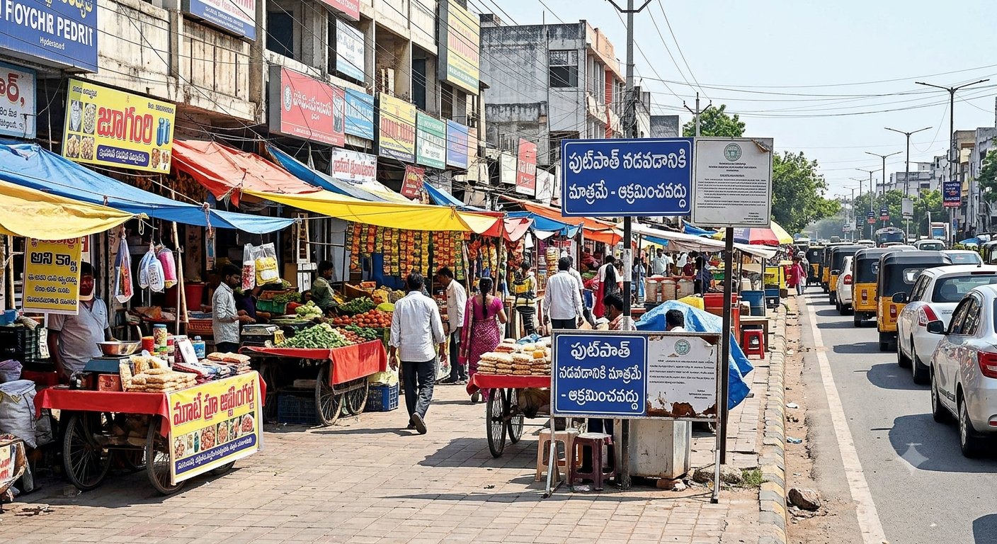 ఫుట్‌పాత్‌ల ఆక్రమణలపై హైకోర్టు సీరియస్: "కనీసం మా కోర్టు ముందున్న ఆక్రమణలైనా తీశారా?".. అధికారులపై ఆగ్రహం!