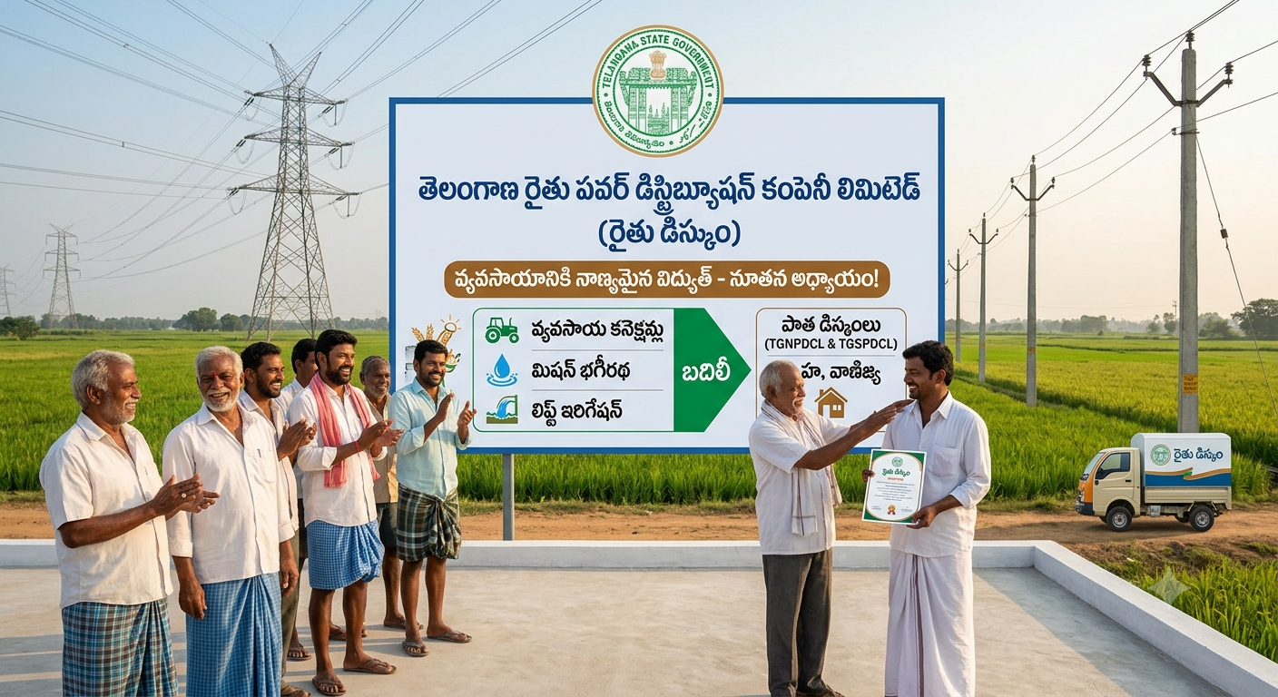 తెలంగాణ విద్యుత్ రంగంలో సరికొత్త శకం: కొలిక్కి వచ్చిన 'రైతు డిస్కం' ఏర్పాటు.. వారం రోజుల్లో ఈఆర్‌సీ గ్రీన్ సిగ్నల్!