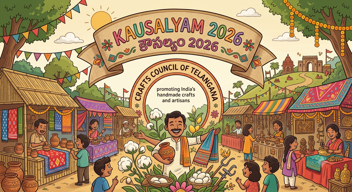 హైదరాబాద్‌లో ‘కౌసల్యం 2026’: భారతీయ హస్తకళల వైభవానికి సరికొత్త వేదిక!