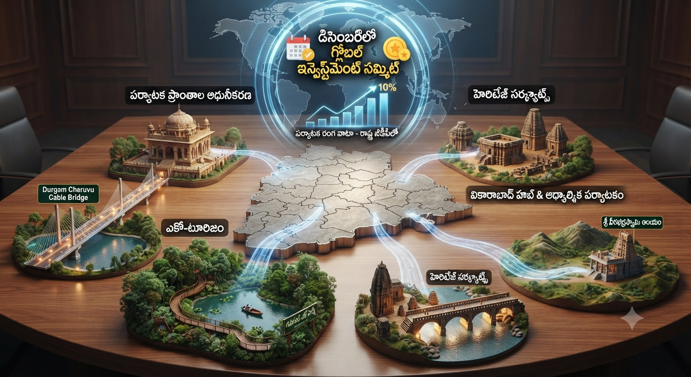 తెలంగాణను గ్లోబల్ టూరిజం హబ్‌గా మార్చే దిశగా అడుగులు: సమీక్షా సమావేశంలో సీఎం రేవంత్ రెడ్డి కీలక నిర్ణయాలు
