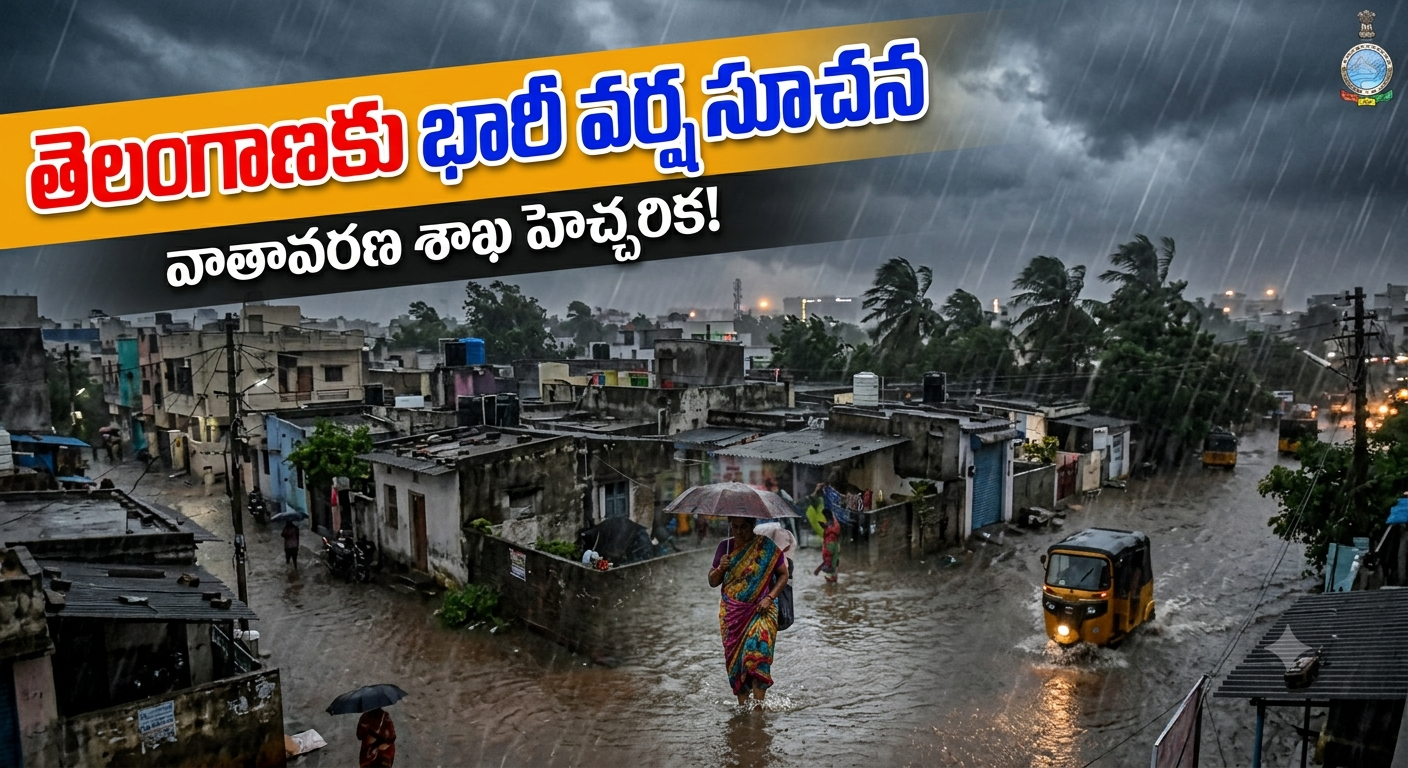 తెలంగాణకు భారీ వర్ష సూచన.. జూన్ 28 వరకు ‘అలర్ట్’ జారీ చేసిన ఐఎండీ!