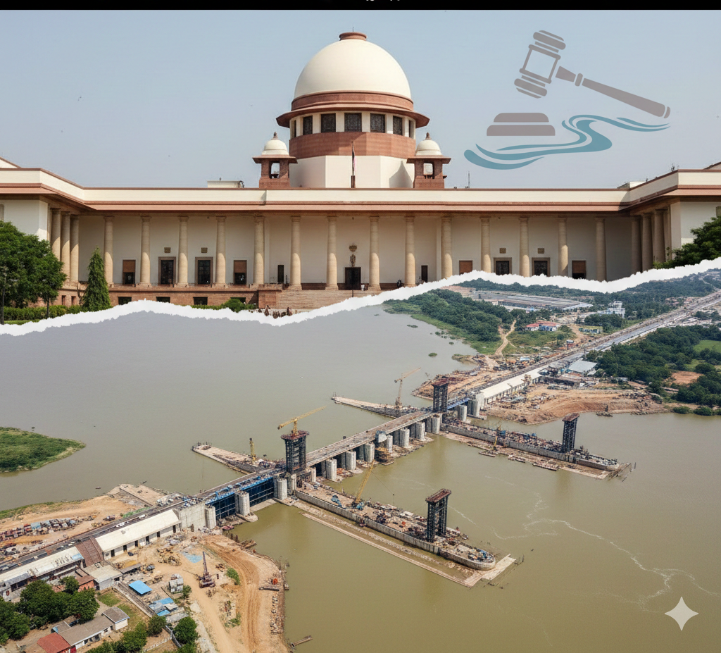 పోలవరం ప్రాజెక్టు విస్తరణ పనుల నుంచి ఆంధ్రప్రదేశ్‌ను నిలువరించాలని తెలంగాణ ప్రభుత్వం సుప్రీంకోర్టును కోరింది.